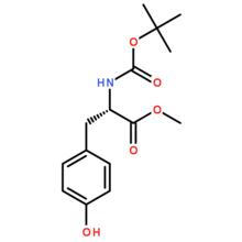 N- (t-Butoxycarbonyl) -D-Tyrosinmethylester; CAS: 76757-90-9